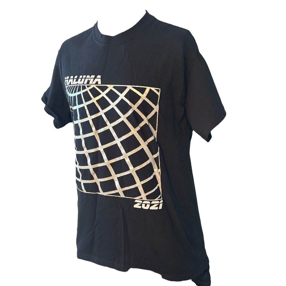 MALUMA Tour 2021 Men's Medium Black T-Shirt‎ The Thread Shop 100% Cotton